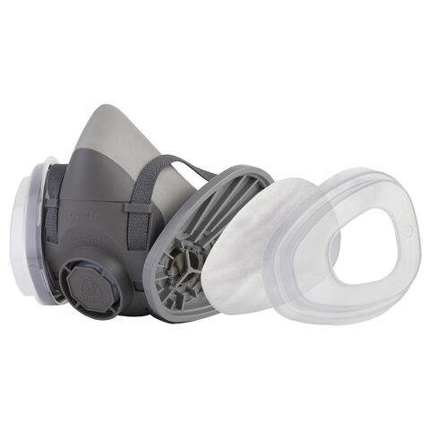 Полумаска фильтрующая Jeta Safety 5500P, обтюратор термопласт, без фильтров, размер М, 5500P-M